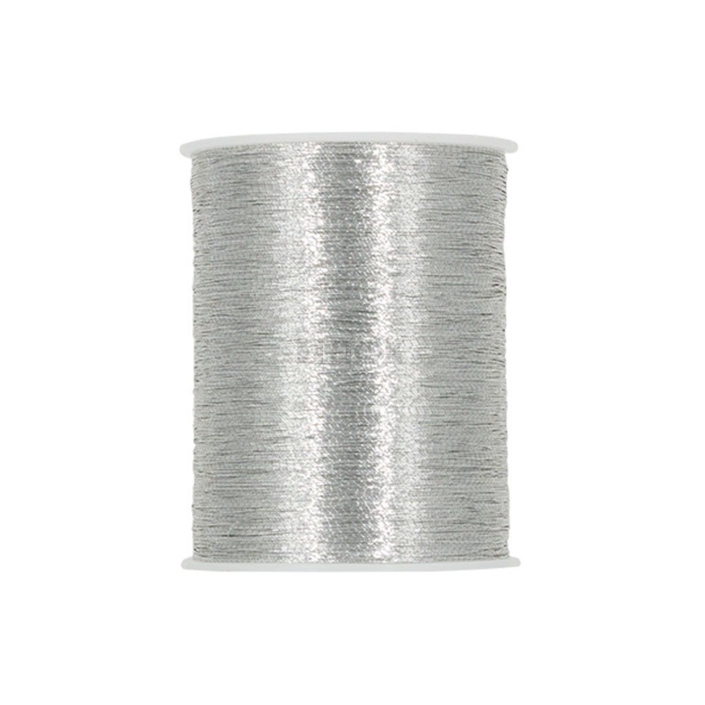 Люрекс (нить металлизированная) 10гр. цв серебро (уп 12/кор 1200)