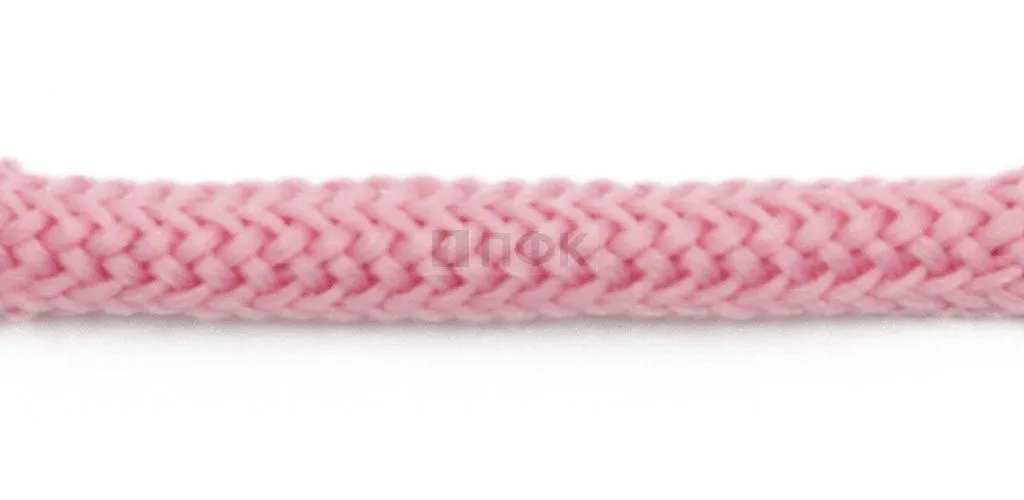 Шнур для одежды 4 мм б/н (Арт.35) цв розовый №19 (уп 200м/1000м)