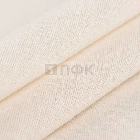 Ткань Бязь 120гр/м2 100%ХБ цв белый суровый (рул 100м)