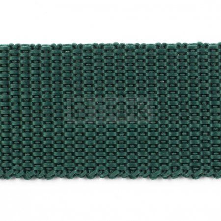 Стропа текстильная (лента ременная) 30мм 17,5 гр/м цв 310 зеленый тем (рул 50м/уп 3000м)