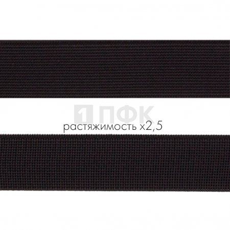 Резинка тканая 25мм 16 гр/м цв черный (уп 40м/480м) Резинка тканая 25мм 16 гр/м цв черный (уп 40м/480м)