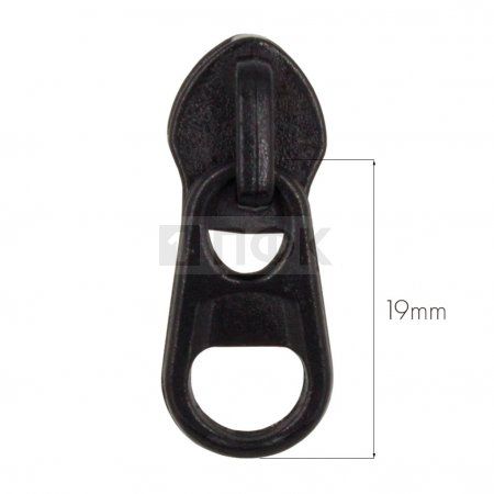 Бегунок для спиральной (витой) молнии тип 7 галант цв 322 черный (уп 1000шт/10000шт) арт.NR KKY Бегунок для спиральной (витой) молнии тип 7 галант цв 322 черный (уп 1000шт/10000шт) арт.NR KKY