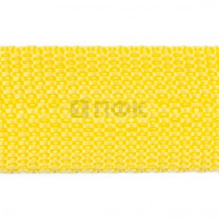 Стропа текстильная (лента ременная) 20мм 14 гр/м цв 105 лимон (рул 50м/уп 3000м)