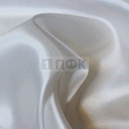 Ткань Атлас-сатин 67гр/м2 шир 150см цв белый 1 (рул 100м)
