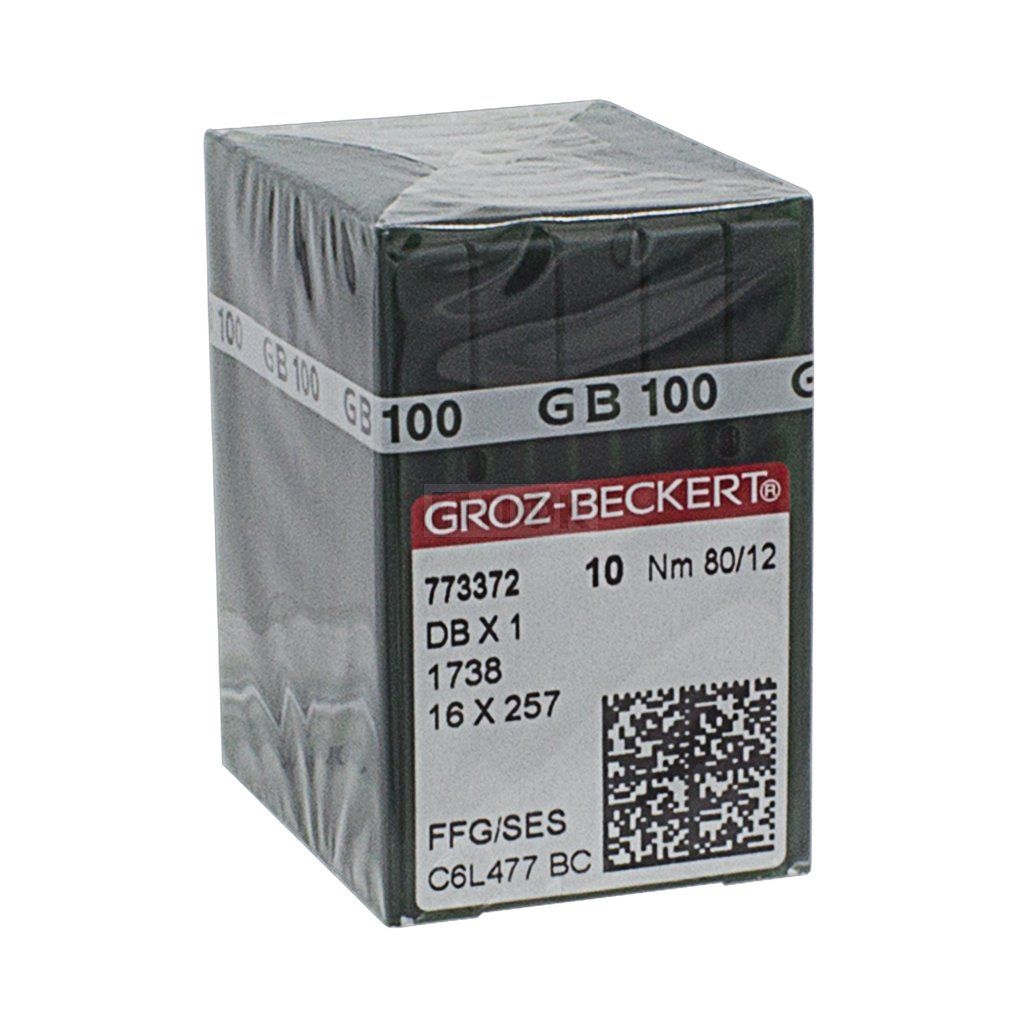 Иглы Groz Beckert DBx1 80/12 (уп 100шт)