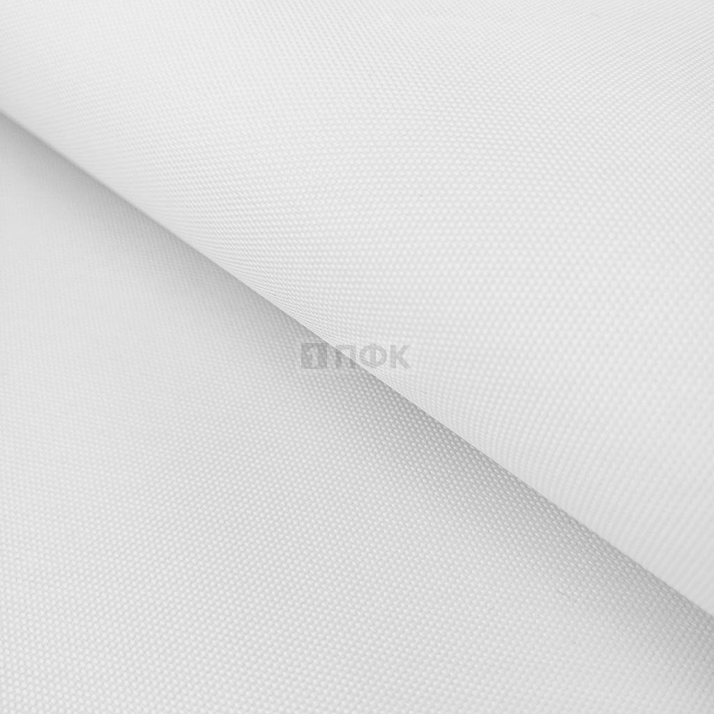 Ткань Oxford 420D PU1000 150гр/м2 шир 150см цв 101 белый (рул 100м)