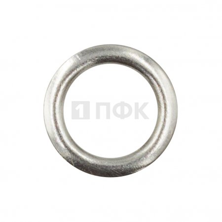 Кнопка рубашечная (кольцо) 9,5мм нерж цв никель (уп 1440шт) ЛАТУНЬ