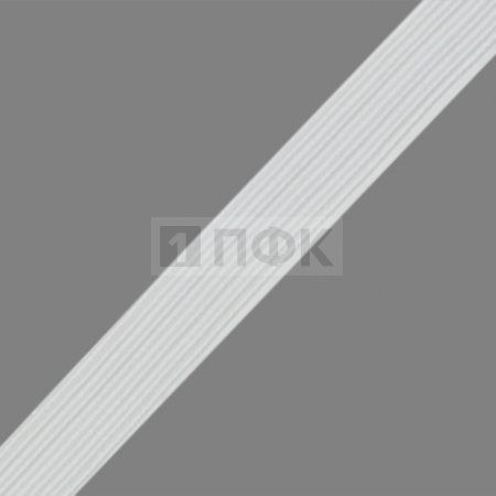 Резинка продежка 7мм цв белый (уп 100м)