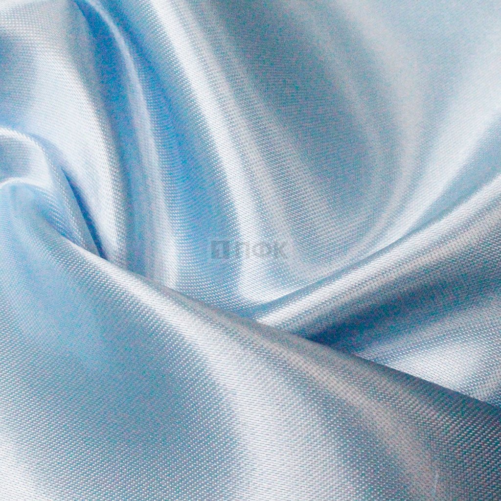 Ткань Атлас-сатин 67гр/м2 шир 150см цв голубой св 11 (рул 100м)
