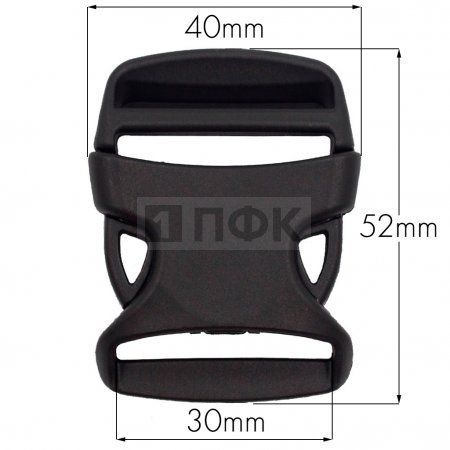 Фастекс Ф-30/6 (защелка-трезубец) ПФЛ 30мм цв черный (уп 1000шт) Фастекс Ф-30/6 (защелка-трезубец) ПФЛ 30мм цв черный (уп 1000шт)