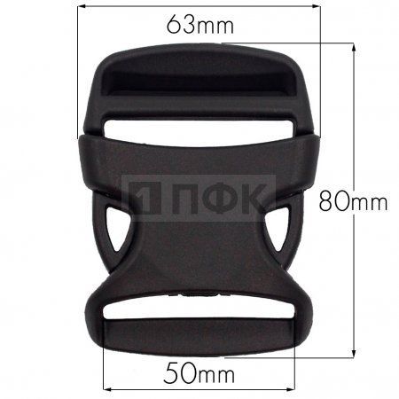 Фастекс Ф-50/6 (защелка-трезубец) ПФЛ 50мм цв черный (уп 1000шт) Фастекс Ф-50/6 (защелка-трезубец) ПФЛ 50мм цв черный (уп 1000шт)