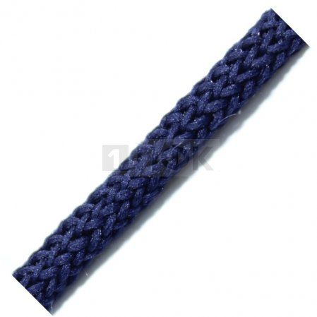 Шнур для одежды 8мм 100% П/Э цв синий тем (уп 100м/1500м)