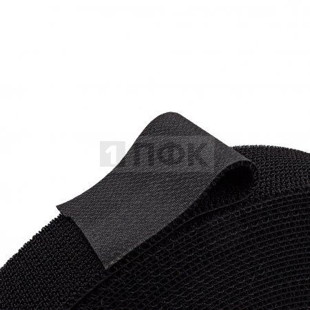 Лента контактная пришивная (липучка/велькро) ГИБРИДНАЯ "2в1" 50мм цв черный (рул 25м/кор 500м) Лента контактная пришивная (липучка/велькро) ГИБРИДНАЯ "2в1" 50мм цв черный (рул 25м/кор 500м)