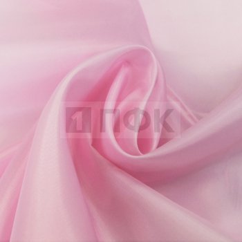 Ткань подкладочная 190Т 100%ПЭ 53гр/м2 шир 150см цв 1053 розовый (рул 100м)