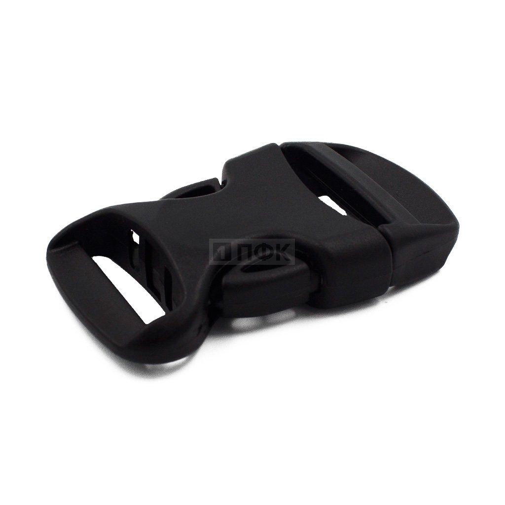 Фастекс Ф-25/6 (защелка-трезубец) ПП 25мм цв черный (уп 1000шт) — ПФКР Фастекс Ф-25/6 (защелка-трезубец) ПП 25мм цв черный (уп 1000шт)