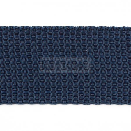 Стропа текстильная (лента ременная) 35мм 17 гр/м цв 400 синий тем (рул 50м/уп 3000м)