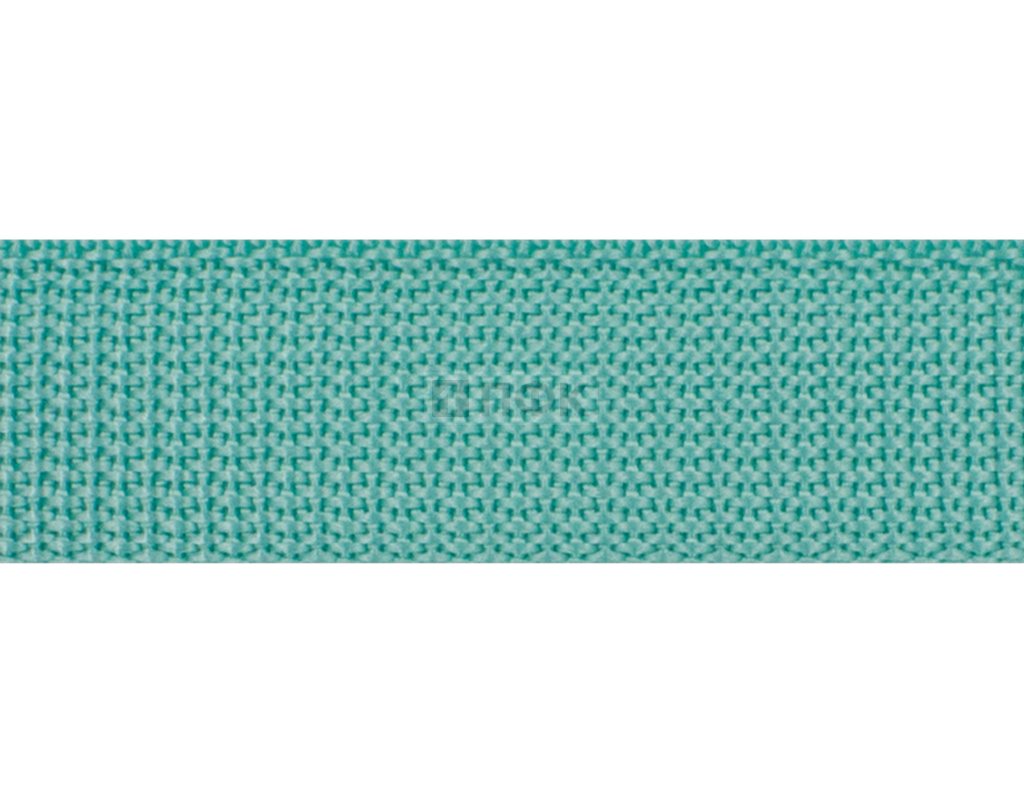 Стропа текстильная (лента ременная) 25мм 13 гр/м цв 60 бирюза св (рул 91,44м/уп 2500м)