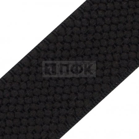 Резинка помочная 25мм крупная вязка цв черный (уп 25м/300м)