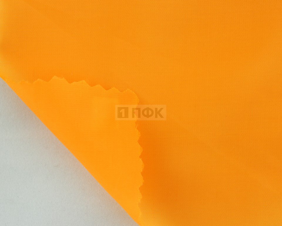 Ткань подкладочная 190Т 100%ПЭ 53гр/м2 шир 150см цв S02 неон-оранжевый (рул 100м)