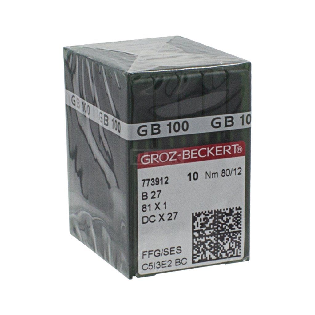 Иглы Groz Beckert DCx27 80/12 (уп 100шт)