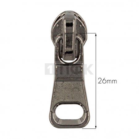 Бегунок для спиральной (витой) молнии тип 7 автомат арт.C7 цв никель черн (уп 500шт/5000шт) Бегунок для спиральной (витой) молнии тип 7 автомат арт.C7 цв никель черн (уп 500шт/5000шт)