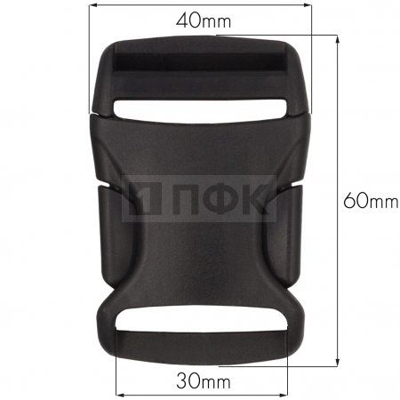 Фастекс ZF-30 (защелка-трезубец) ПФЛ 30мм цв черный (уп 1000шт) Фастекс ZF-30 (защелка-трезубец) ПФЛ 30мм цв черный (уп 1000шт)