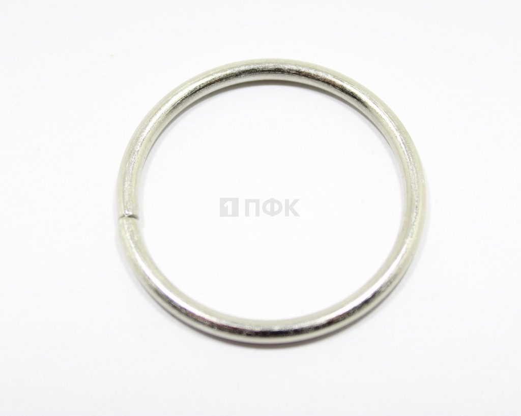 Кольцо металлическое 30мм (толщ 2,5мм) цв никель (уп 1000шт)