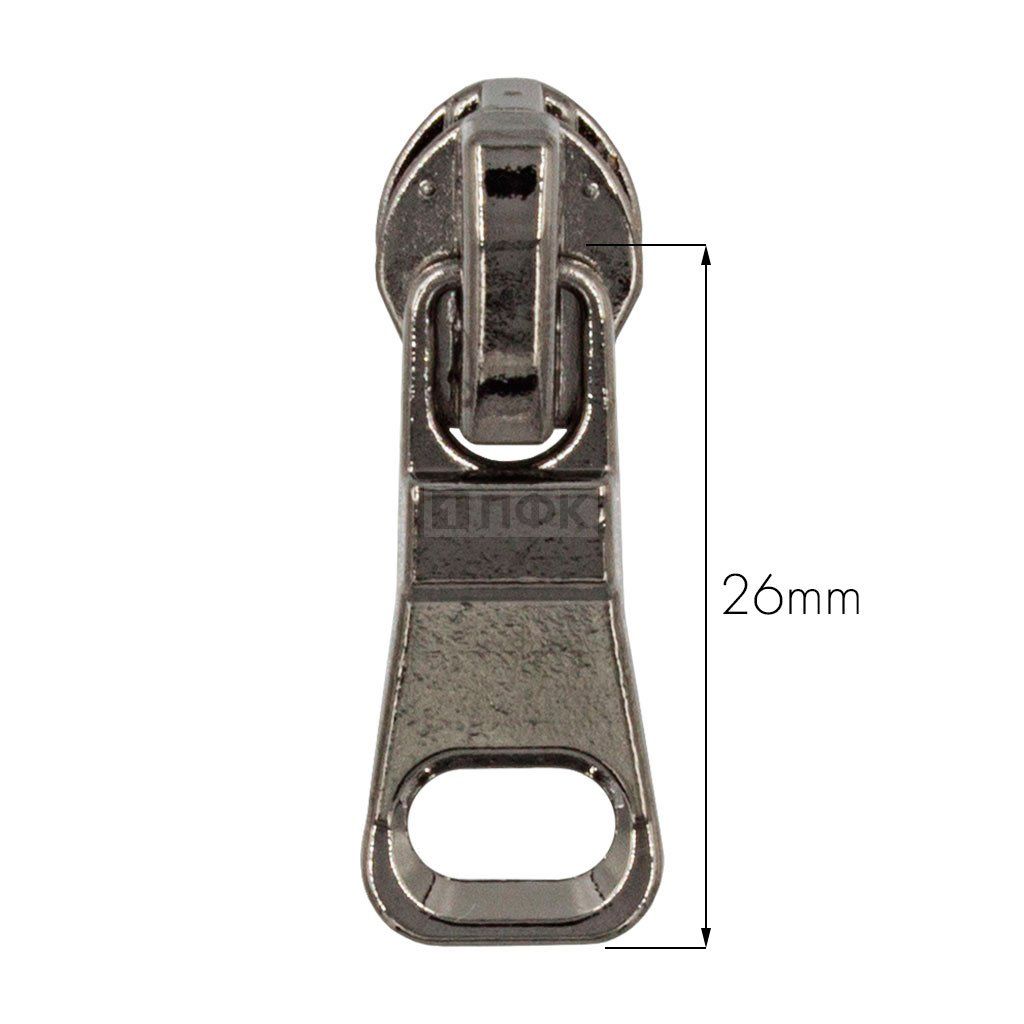 Бегунок для спиральной (витой) молнии тип 7 автомат арт.C7 цв никель черн (уп 500шт/5000шт) — ПФКР Бегунок для спиральной (витой) молнии тип 7 автомат арт.C7 цв никель черн (уп 500шт/5000шт)