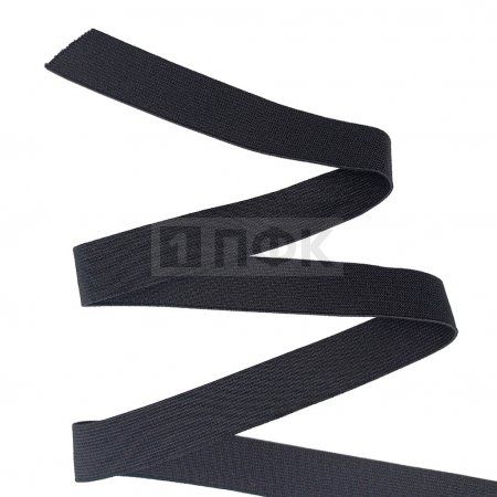 Резинка тканая 25мм 16 гр/м цв черный (уп 40м/480м) Резинка тканая 25мм 16 гр/м цв черный (уп 40м/480м)