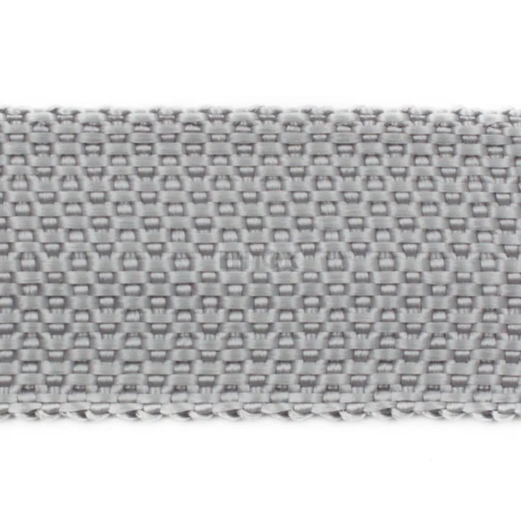 Стропа текстильная (лента ременная) 25мм 8 гр/м цв 600 серый (рул 50м/уп 3000м)
