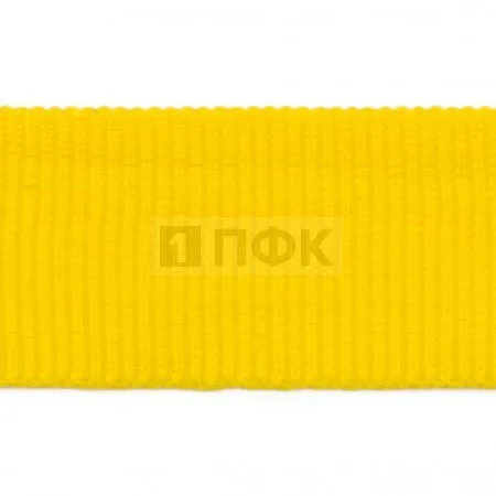 Стропа текстильная (лента ременная) 35мм 13 гр/м цв 100 желтый (рул 50м/уп 3000м)