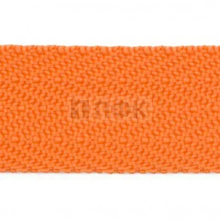 Стропа текстильная (лента ременная) 35мм 13 гр/м цв 110 оранжевый (рул 50м/уп 3000м)