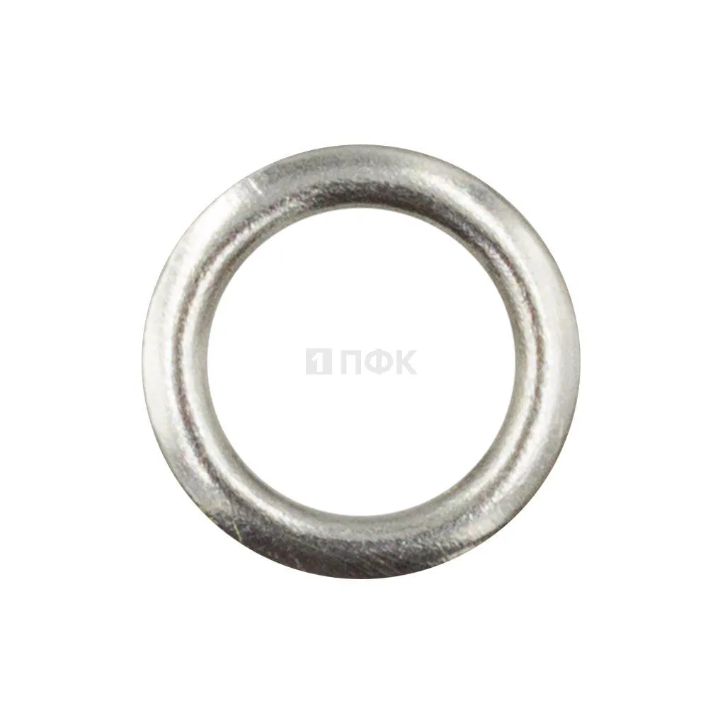 Кнопка рубашечная (кольцо) 9,5мм нерж цв никель (уп 1000шт) 