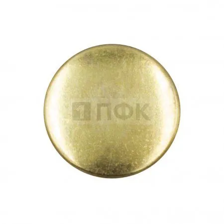 Кнопка рубашечная (закрытая) 7,8мм нерж цв золото (уп 1440шт)