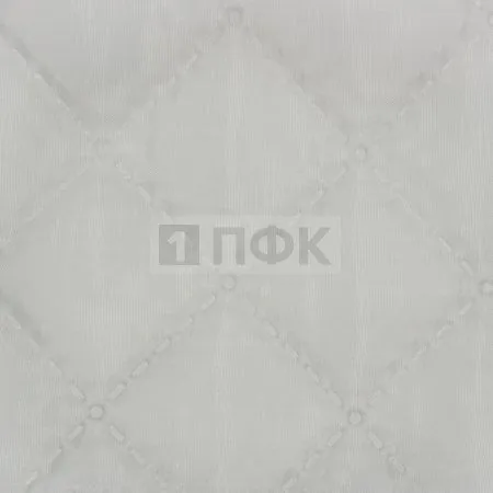 Ткань термостёжка (подкладка 190 Т, 53 г/м2 +синтепон 100 г/м2) ромб 35*35 цв св.серый 365 (рул 50м)