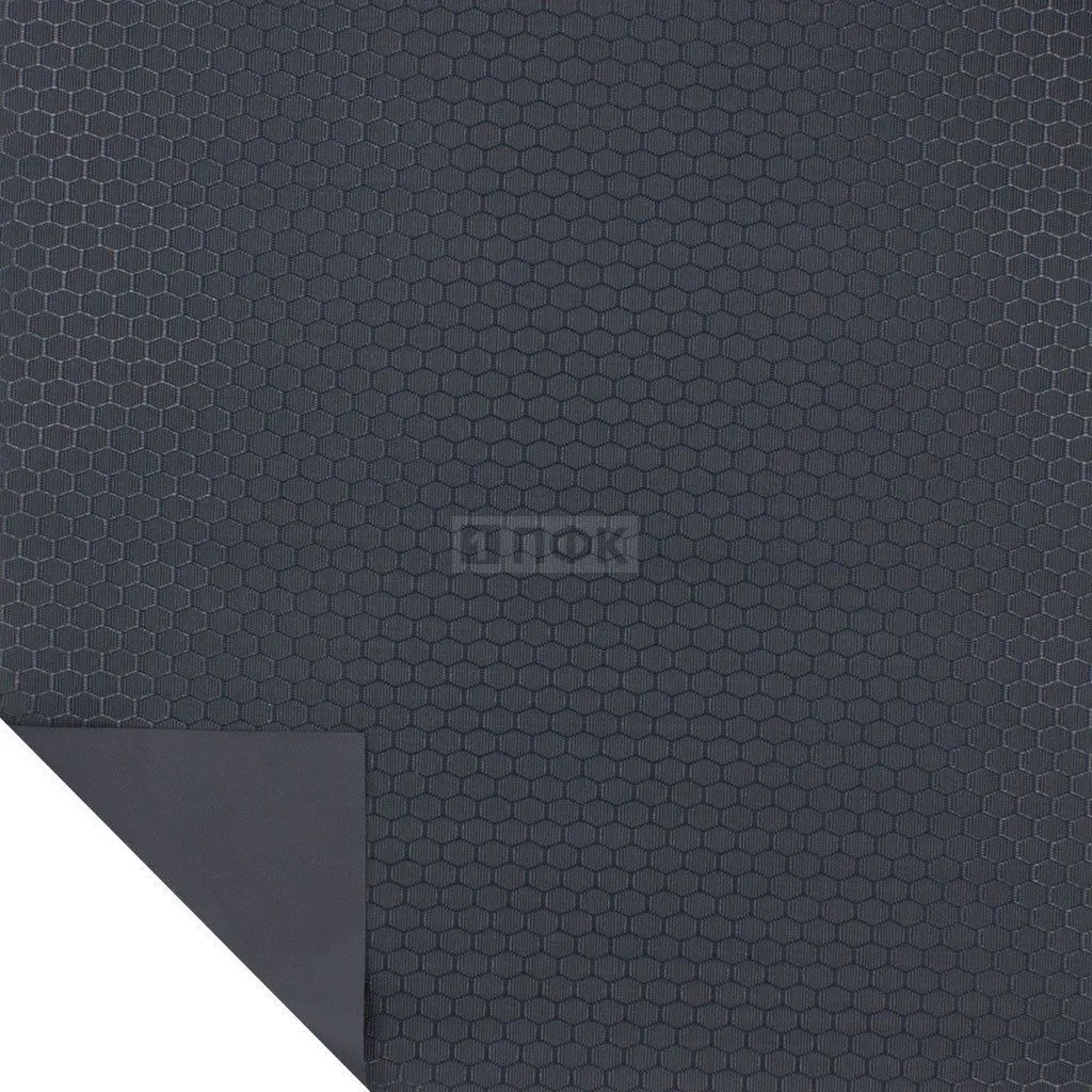Ткань Oxford 300D PVC 340гр/м2 Соты шир 150см цв 311 серый (рул 50м)
