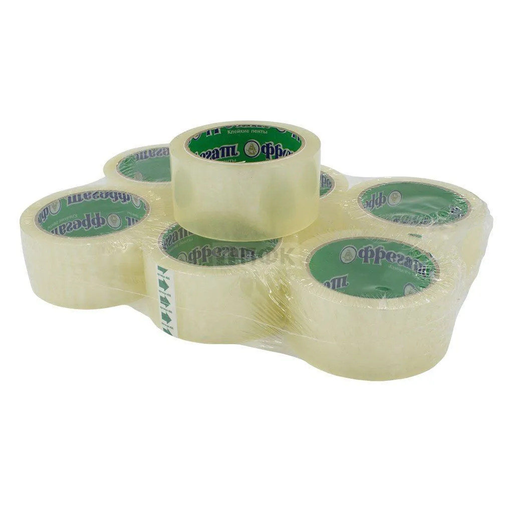 Скотч 72мм*66м 43мкр цв прозрачный (уп 4/кор 24шт)