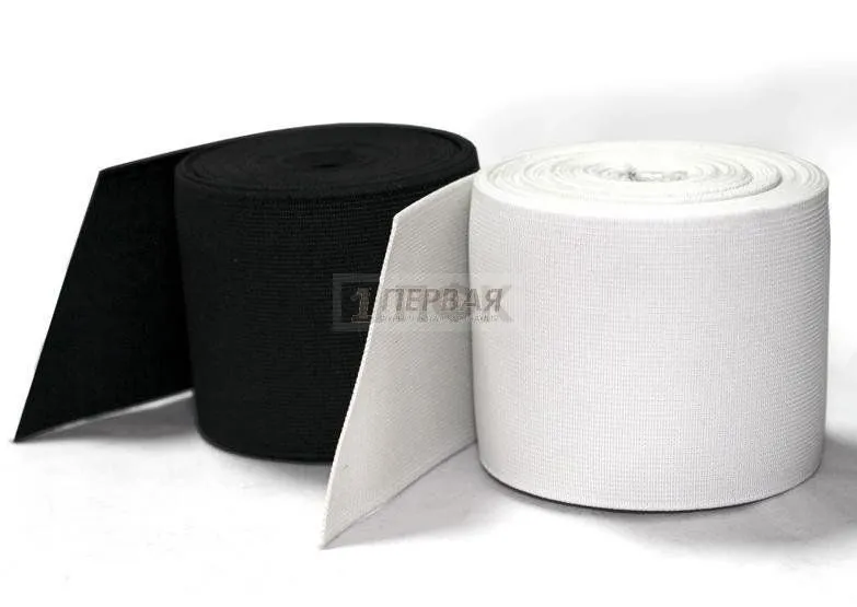 Башмачная резинка 80мм цв белый (уп 25м/150м) — ПФКР Башмачная резинка 80мм цв белый (уп 25м/150м)