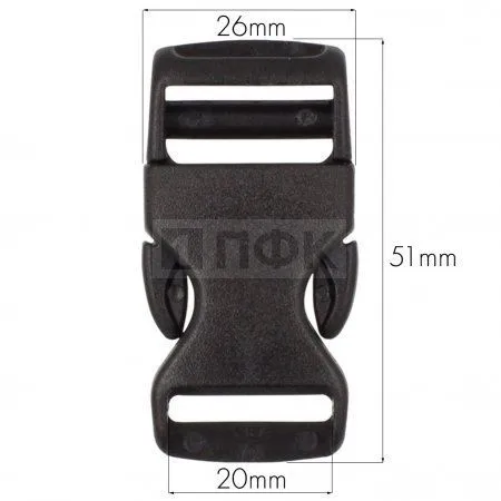 Фастекс (защелка-трезубец) арт.В3-100 РОМ 20 мм цв черный (уп 100шт/1000шт) Фастекс (защелка-трезубец) арт.В3-100 РОМ 20 мм цв черный (уп 100шт/1000шт)