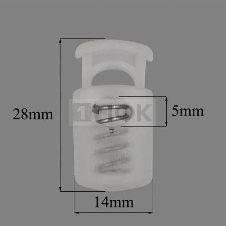 Фиксатор для шнура 201-О ПП цв прозрачный (уп 1000шт) Фиксатор для шнура 201-О ПП цв прозрачный (уп 1000шт)