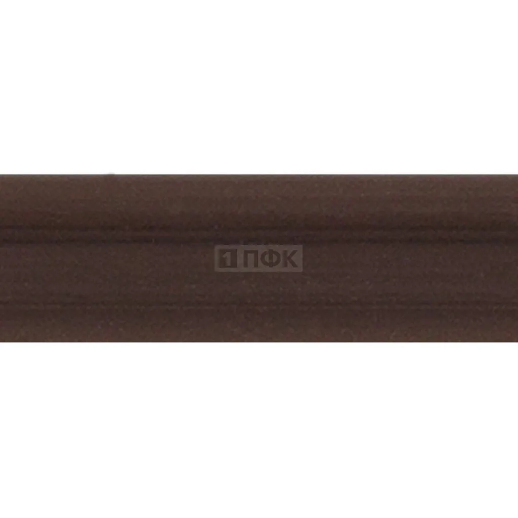 Пластиковый кант Кедер раздвоенный вторичное сырье 3мм/5мм цв коричневый (уп 250м/1000м)