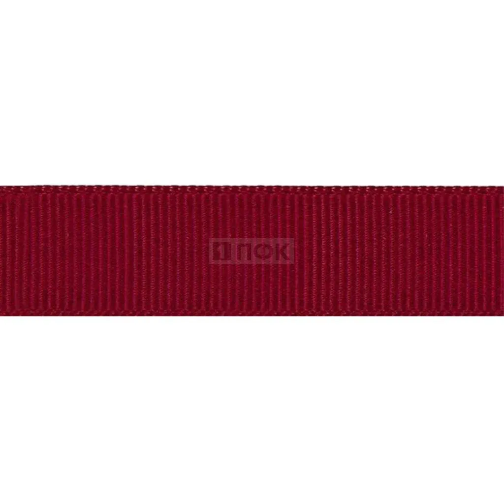 Лента репсовая (тесьма вешалочная) 30мм цв бордо (уп 100м/1000м)