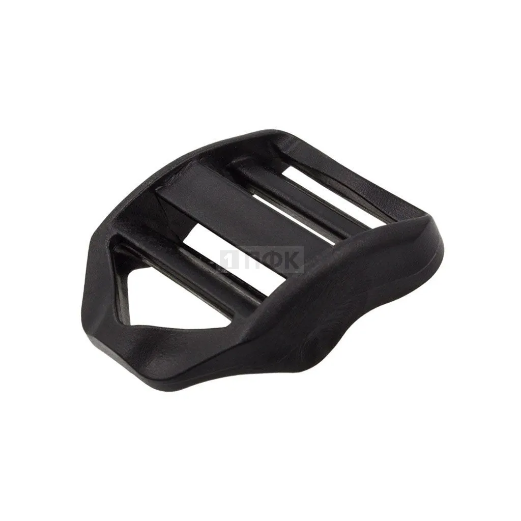 Пряжка-крыло трехщелевая WH-25 ПП 25мм цв черный (уп 1000шт)