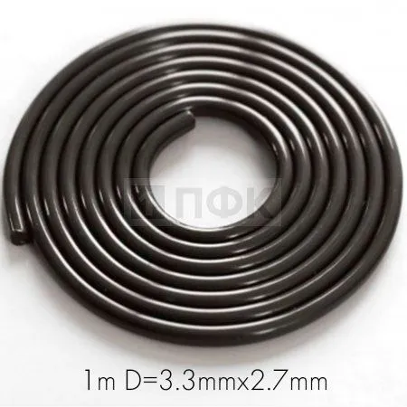 Магнитный крепеж для одежды ЖИЛКА ДВОЙНАЯ 1м D=3,3мм*2,7мм (100 пар) жесткая