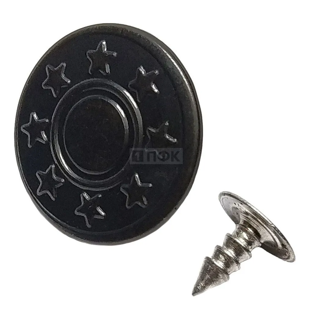 Джинсовая пуговица 17мм цв оксид (уп 1000шт/кор 20000шт) — ПФКР Джинсовая пуговица 17мм цв оксид (уп 1000шт/кор 20000шт)