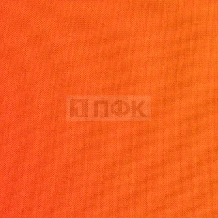 Ткань Габардин 100%ПЭ 150 гр/кв.м цв неон-оранж S02 (рул 50м)