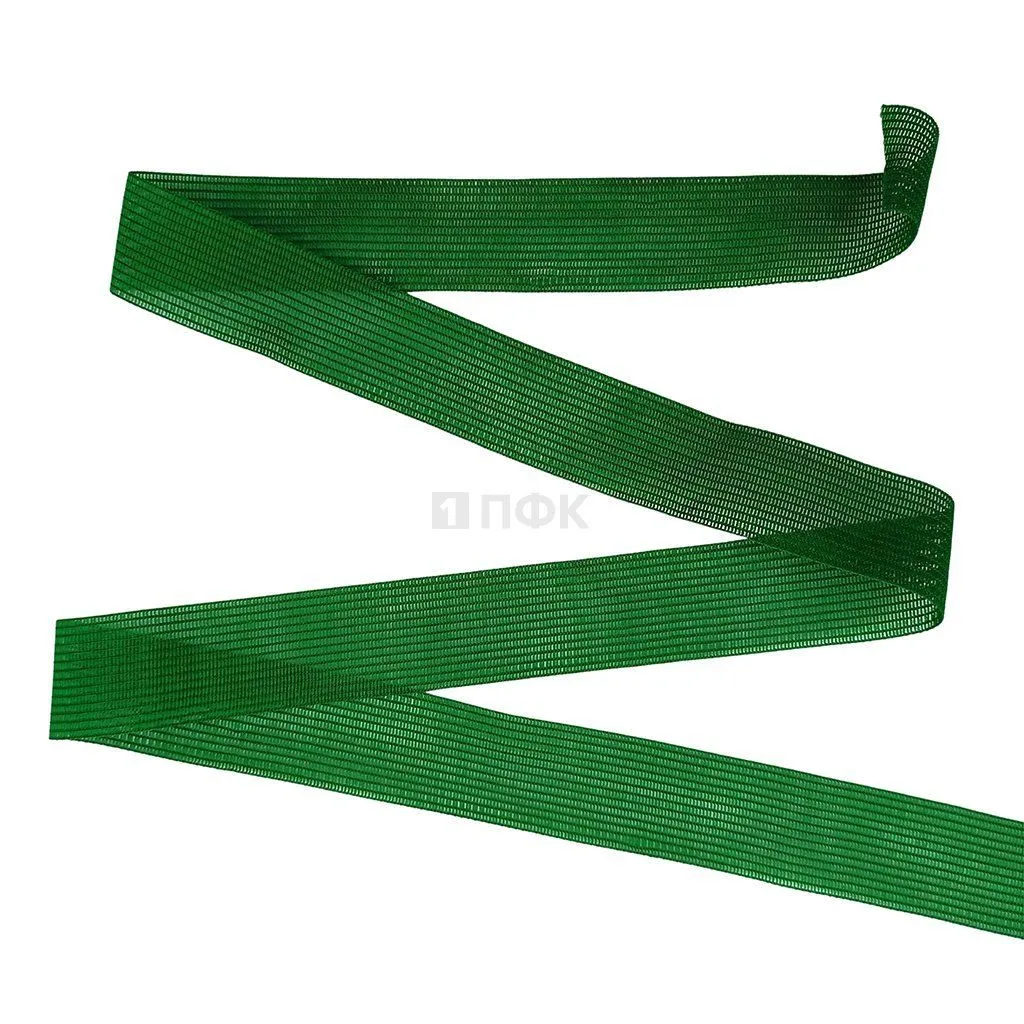 Лента (тесьма) окантовочная 22мм  2,4 гр цв 258 зеленый (уп 100м/1000м)