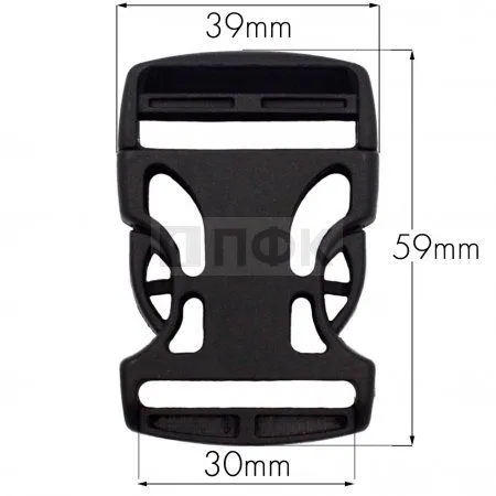 Фастекс Ф-30/3 (защелка-трезубец) ПА 30мм цв черный (уп 1000шт) Фастекс Ф-30/3 (защелка-трезубец) ПА 30мм цв черный (уп 1000шт)