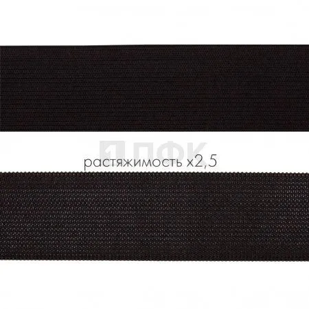 Резинка вязанная 35мм 12.95 гр/м цв черный (рул 40м/уп 360м) Резинка вязанная 35мм 12.95 гр/м цв черный (рул 40м/уп 360м)