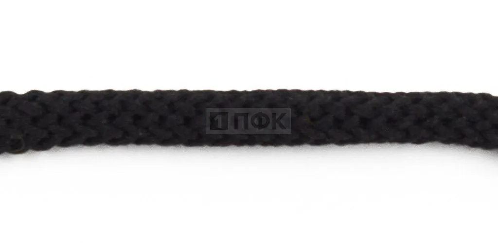 Шнур для одежды 9 мм б/н (Арт.90) цв черный (уп 200м/1000м) — ПФКР Шнур для одежды 9 мм б/н (Арт.90) цв черный (уп 200м/1000м)